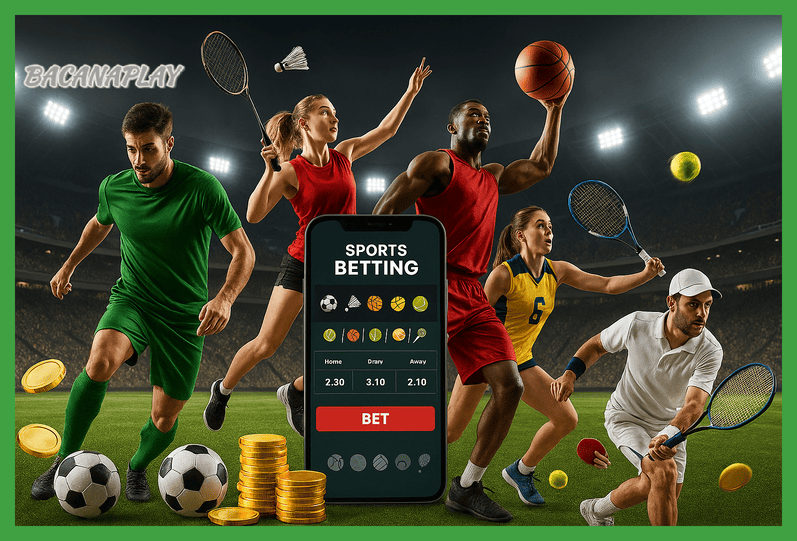 Aposte em apostas esportivas no cassino online BACANAPLAY
