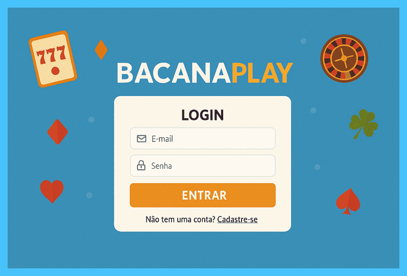 Criar uma nova Conta no plataforma BACANAPLAY